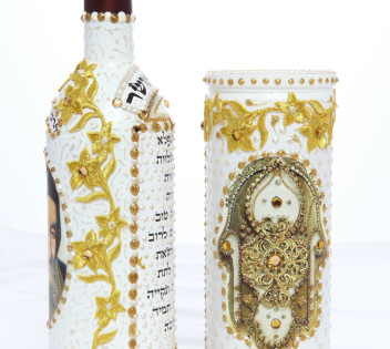 MATCHING BOTTLE CANDLE SET